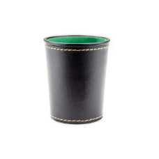 Conical Dice cup of Leatherette