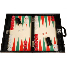 Backgammon Set Proffs XL Wycliffe Brothers in Black