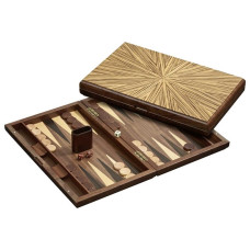 Backgammon set in Wood Cyclades Mykonos L