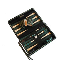 Italfama Backgammon Travel set Camo 