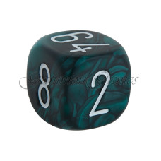 Doubling Cube Marbled in  Gray-Green 30 mm