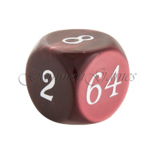 Doubling Cube Pearl in Red 30 mm