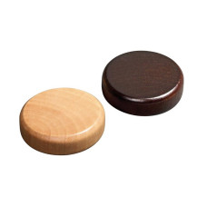 Backgammon Stones made of Alder Diam 30 mm