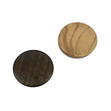 Backgammon Stones made of Olive-wood Diam 26 mm