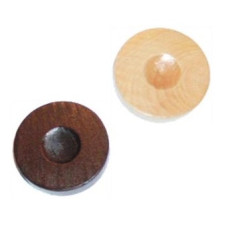 Backgammon Stones made of Pinewood Diam 37 mm