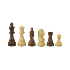 Wooden Chess Pieces hand-carved Titus KH 65 mm