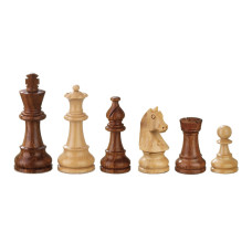 Wooden Chess Pieces Hand-carved Sigismund KH 83 mm