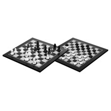 Draughts 10x10 & Chess 8x8 Two In One Combo Stylish (2802)